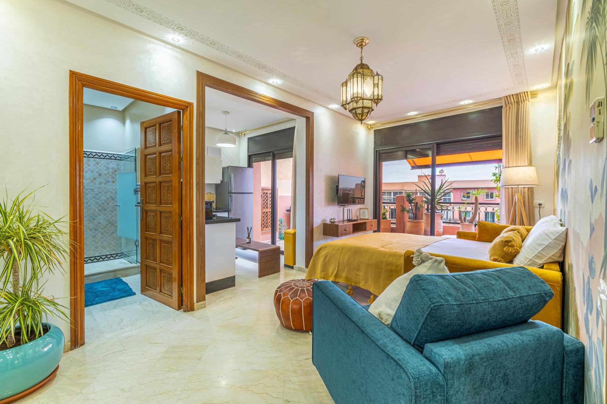 Le Jasmin - Appartement Authentique A Gueliz Marrakesh Luaran gambar