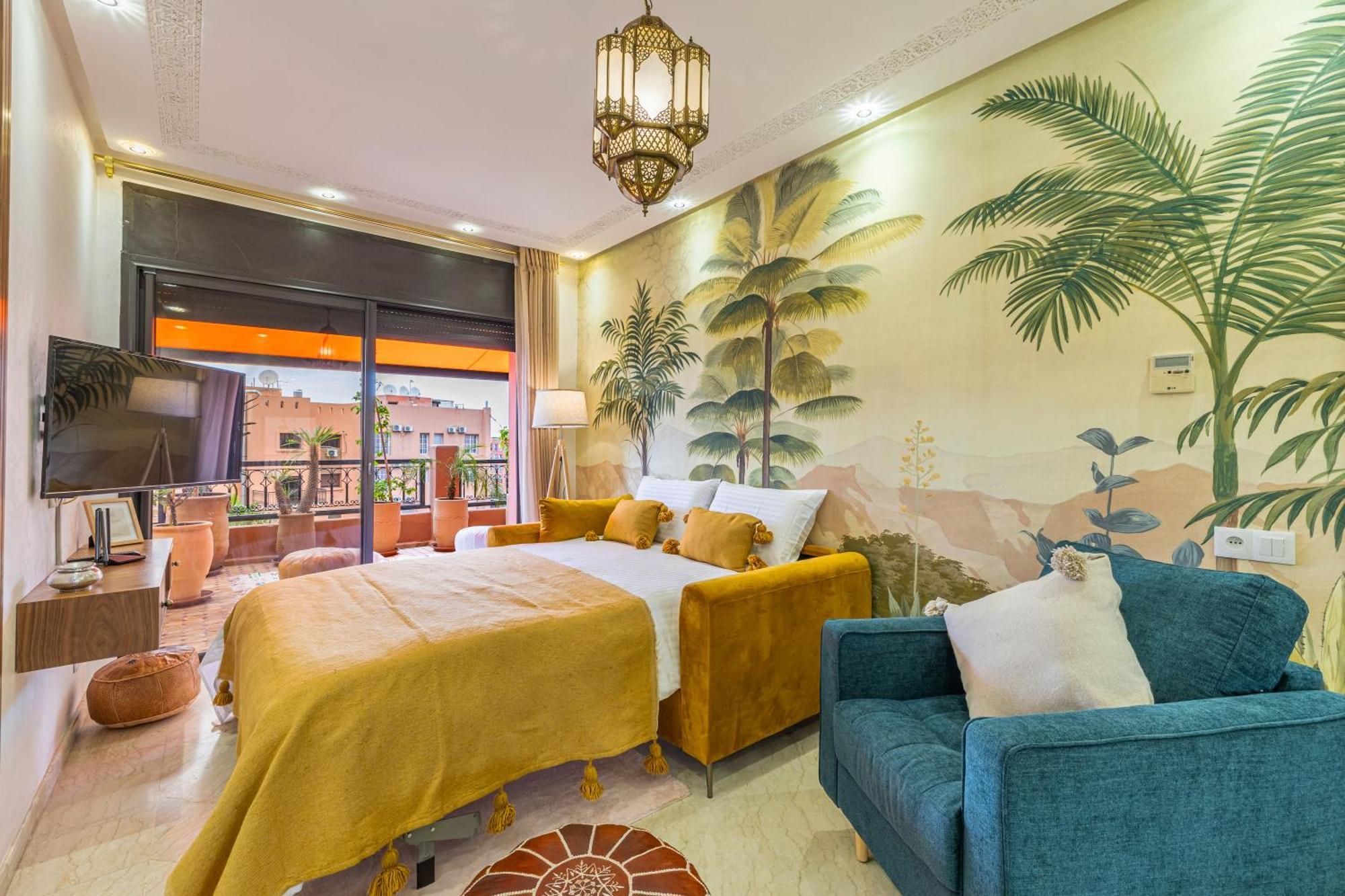 Le Jasmin - Appartement Authentique A Gueliz Marrakesh Luaran gambar