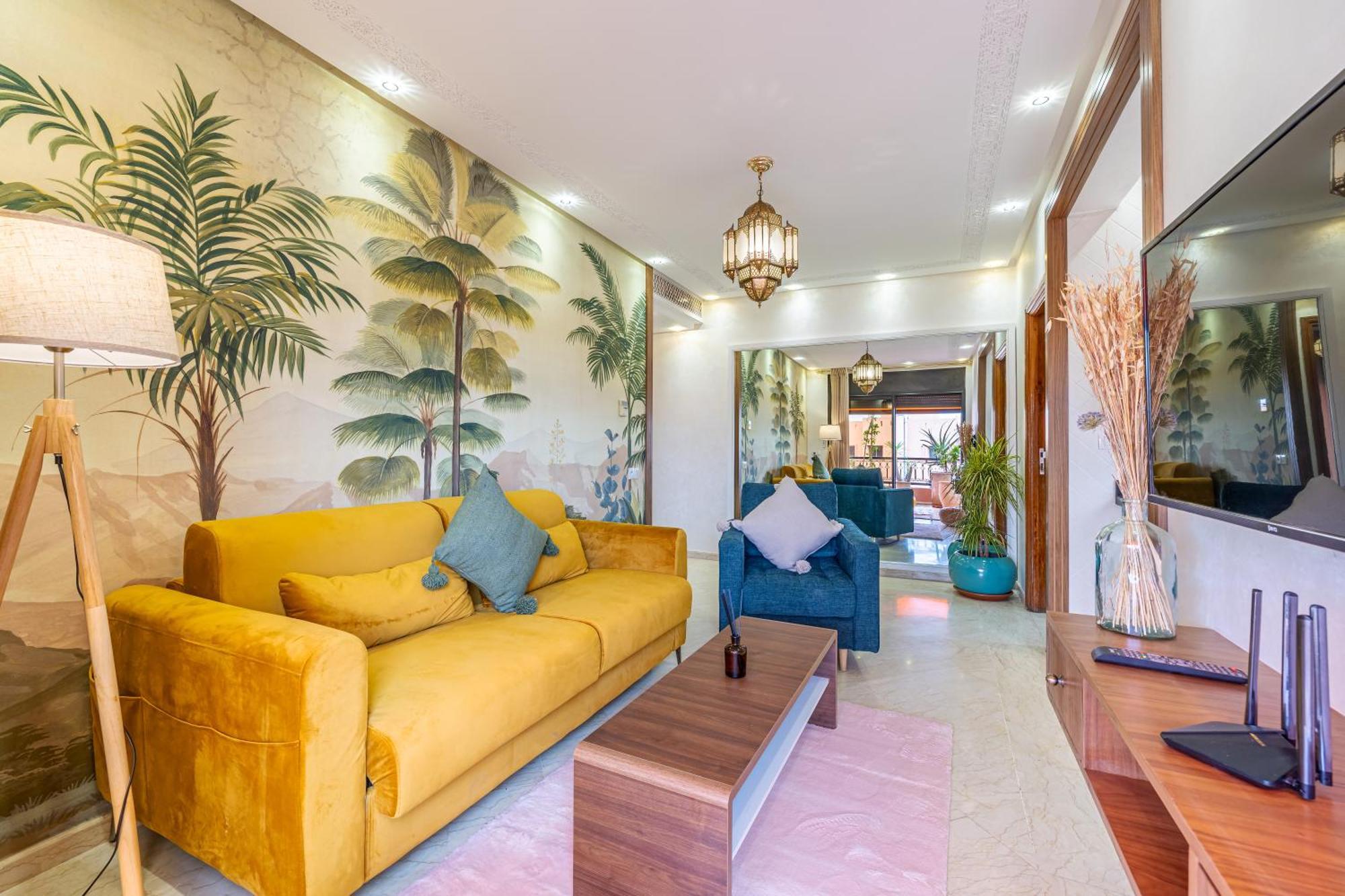Le Jasmin - Appartement Authentique A Gueliz Marrakesh Luaran gambar