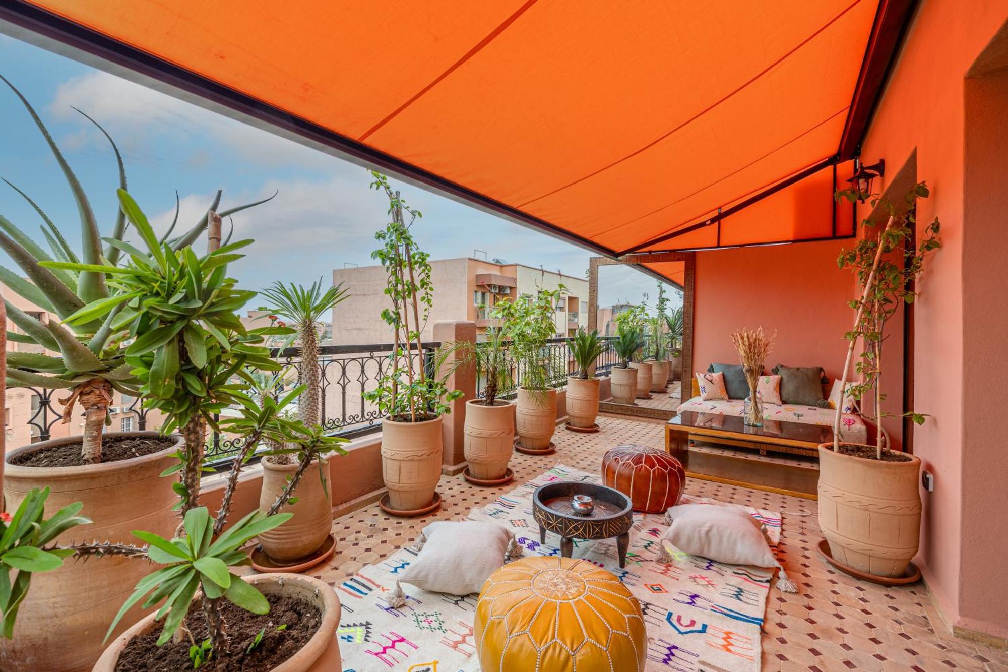 Le Jasmin - Appartement Authentique A Gueliz Marrakesh Luaran gambar