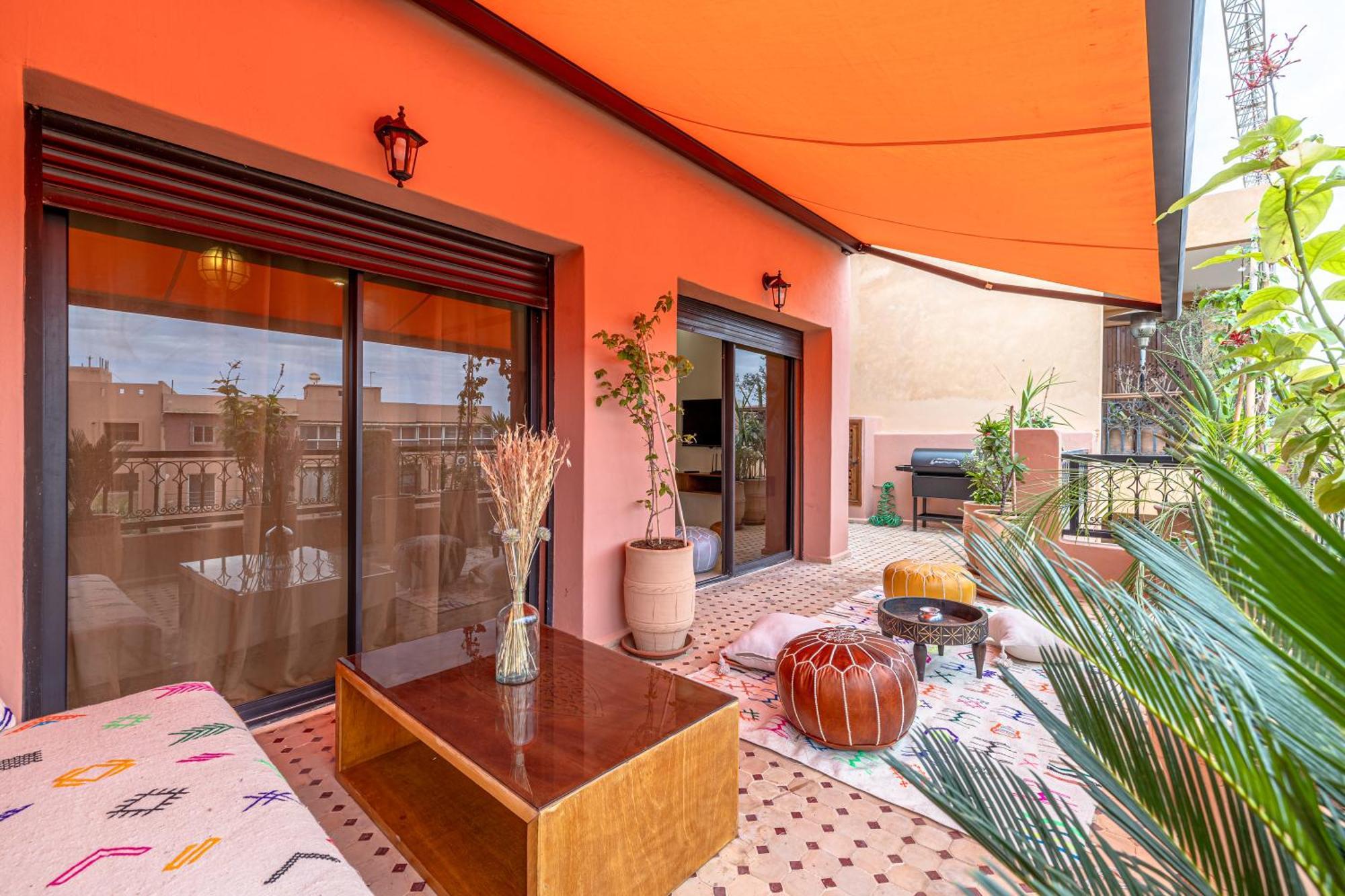 Le Jasmin - Appartement Authentique A Gueliz Marrakesh Luaran gambar