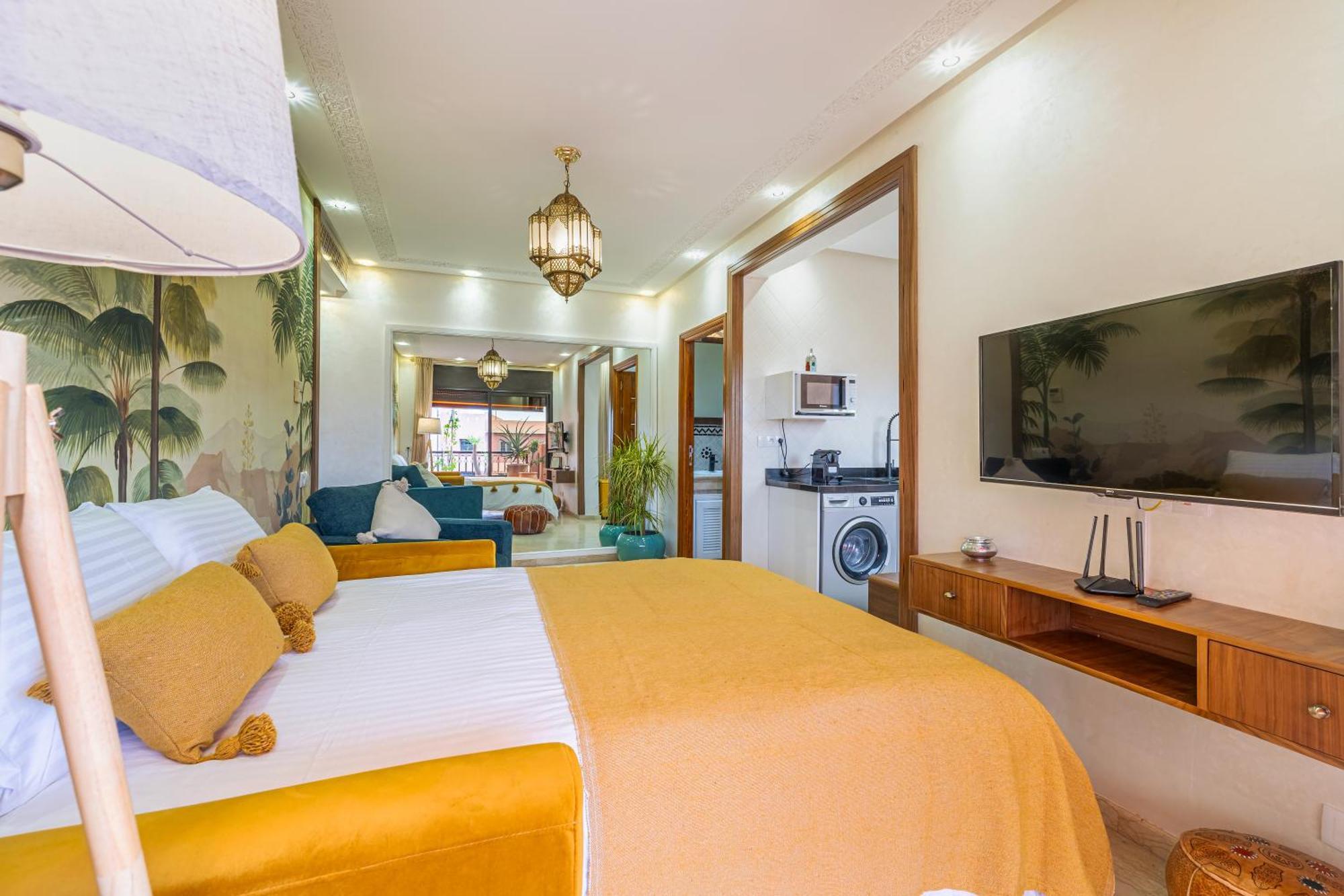 Le Jasmin - Appartement Authentique A Gueliz Marrakesh Luaran gambar